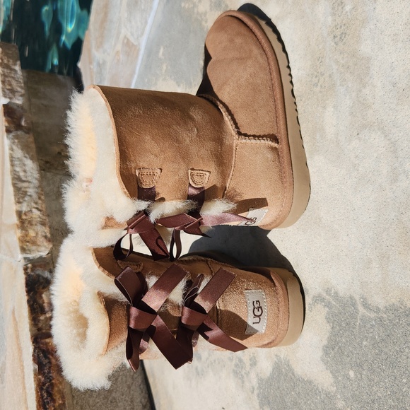 Brown Ugg Bailey Boot UGG Classic Mini Bailey Zip Boots Brown